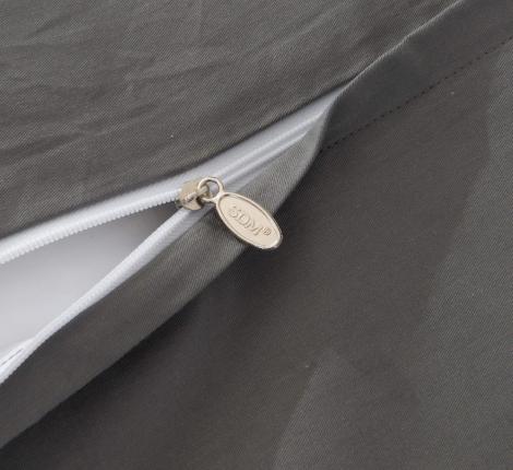 Постельное белье "Sofid de Marko" Габби (серая) Сатин, Евро макс