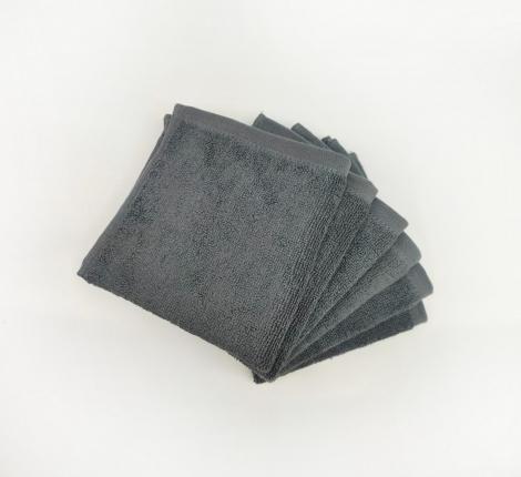 Набор махровых салфеток "Sofi de Marko" Бруна 30х30(6шт), темно-серый