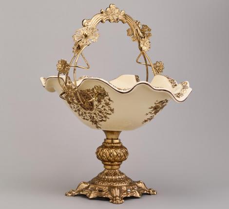 Блюдо на ножке "Lefard" 46-1383, 32*24*34 см