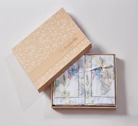 Постельное белье "Asabella" 2232-7 Мако-Сатин, Семейный