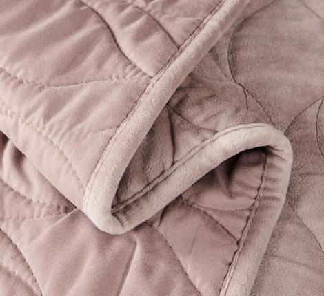 Покрывало "Sofi de Marko" Нобилис (пепел роза) Велюр, 240х260