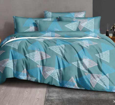 Постельное бельё "Cleo" Art Color 15/302-AC Полисатин, 1,5 спальный