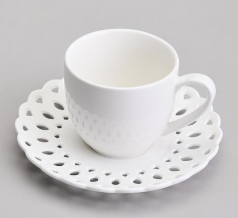 Чайный набор "STYLE" 441-037 на 6 персон, 12 предметов (220 мл)