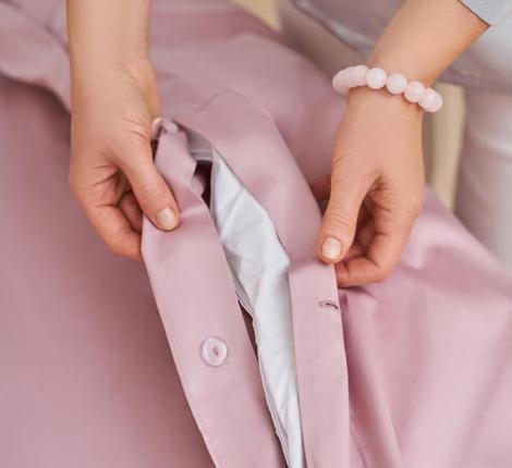 Постельное бельё Luxberry "DAILY BEDDING" Cатин ДеЛюкс 1,5 спальный, пыльная роза