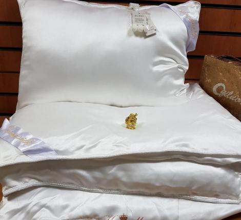 Одеяло шёлковое "Kingsilk" Luxury LAA-200-1,5 всесезонное, 200x220 (белый)