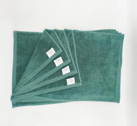 Набор махровых салфеток "Sofi de Marko" Дэйзи 30х50-5шт., зеленый