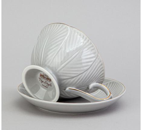 Чайный набор "TOP STYLE" 42-552 на 2 персоны, 4 предмета (250 мл)