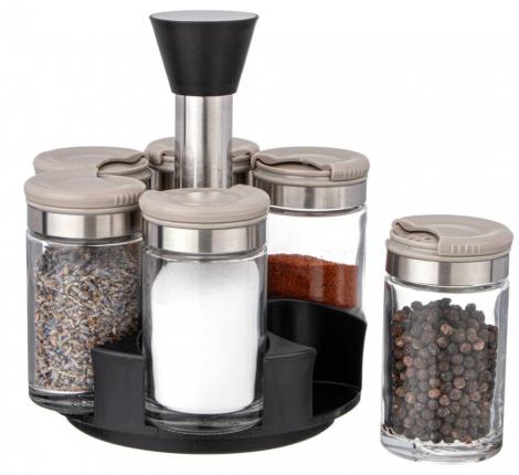 Набор ёмкостей для специй 6 шт. "AGNESS", 100 мл