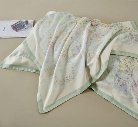 Постельное белье "Asabella" 2268-6 Фланель, Евро