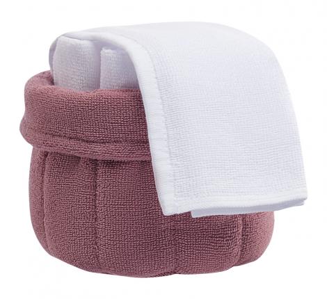 Набор махровых полотенец "Sofi de Marko" Donna (марсала), 30х30-6шт.