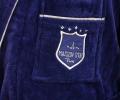 Халат мужской велюровый Maison D'or "BOSWELL" синий, XL(50)/2XL(52)