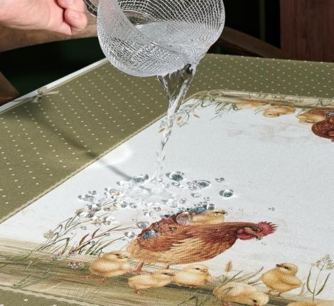 Скатерть с пропиткой "ЗОЛОТАЯ КУРОЧКА", 160х220 см