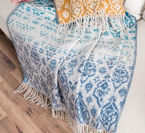 Плед хлопковый EFOR "LOFT", 150х200