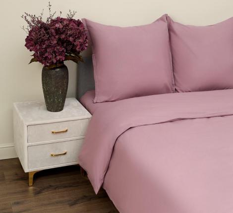 Постельное белье "Siberia" Сэнди (аметист) Ранфорс, 2 спальный (70х70)