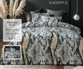 Постельное белье с одеялом "Kazanov.A." Питон (графит айвори) Велюр/Egypt Cotton, Семейный