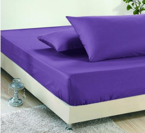 Простынь сатин на резинке (PRC-R-57), 90x200