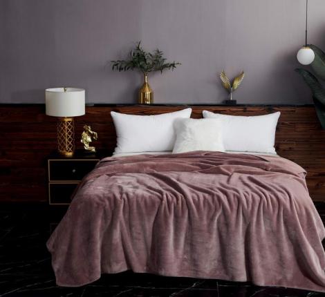 Плед "Sofi de Marko" София (пепел роза1) Велсофт, 160х220