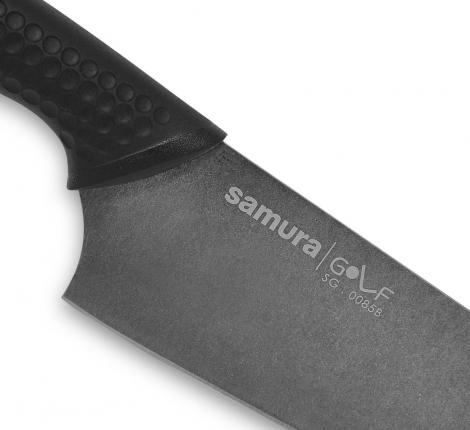 Нож кухонный &quot;Samura GOLF Stonewash&quot; Шеф 221 мм