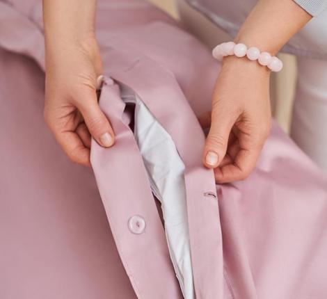 Постельное бельё Luxberry "DAILY BEDDING" Cатин ДеЛюкс Семейный, пыльная роза