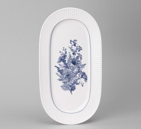 Блюдо овальное "ROYAL BLUE", 30*16,5*2,5 см