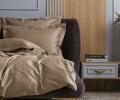 Постельное белье "CARAMEL BEIGE ALLURE GRASS" 3818050 Мако-Сатин, Евро