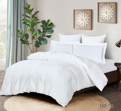 Постельное белье "Valtery" OD-70 Страйп Сатин, Семейный
