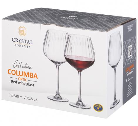 Набор бокалов для вина 6 штук &quot;COLUMBA OPTIC&quot; 640 мл
