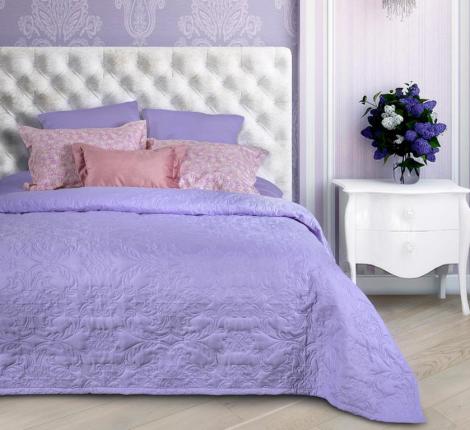 Покрывало Primavelle "ARTI" Биософт 210х230, Вензель Лиловый