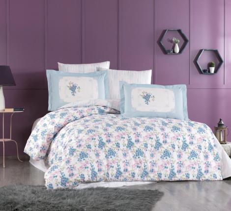 Постельное бельё Hobby Home &quot;PERLA&quot; (розовый) Поплин, 1,5 спальный