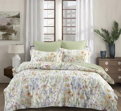 Постельное белье "Asabella" 2351-7 Сатин, Семейный