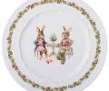 Тарелка обеденная "RABBITS FAMILY", диаметр 25,5 см