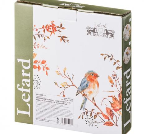 Тарелка закусочная "FOREST TALE" АКВАРЕЛЬ ПРИРОДЫ 585-127, диаметр 22 см