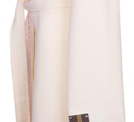 Халат вафельный с капюшоном "Sofi de Marko" Селеста (крем), L