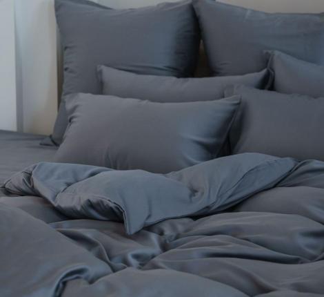 Простыня "GREY BRILLIANT GRASS" Тенсел, 180х240