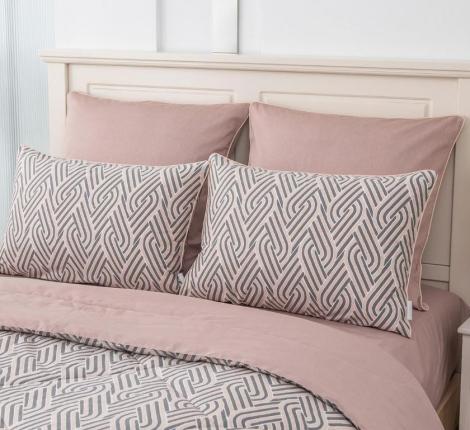 Постельное белье с одеялом "Sofi de Marko" Ришелье №44 Сатин, Семейный