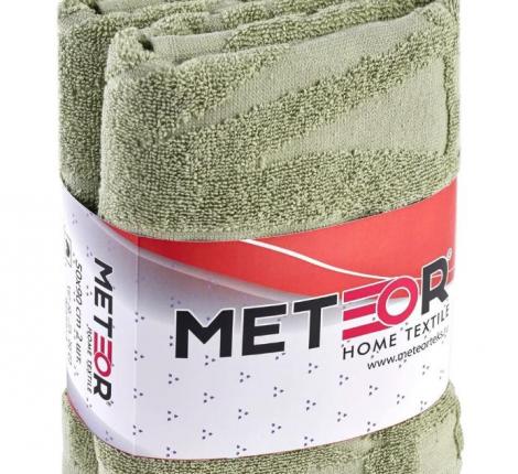 Комплект махровых полотенец "METEOR" (50x90/2 шт.) PATAYA, фисташковый