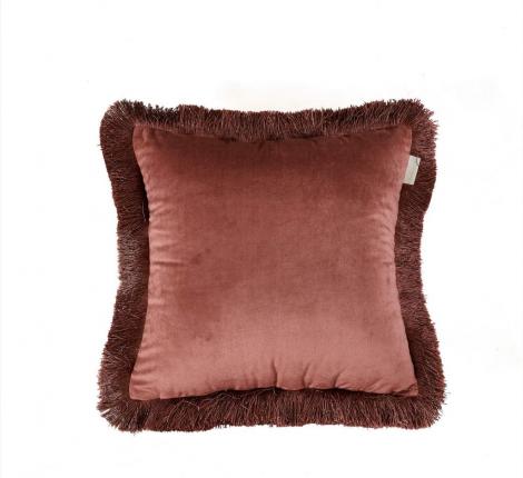 Наволочка декоративная "Sofi de Marko" Фаина (пепел роза) Велюр, 45х45 (1шт.)