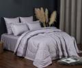 Постельное белье с одеялом "Kazanov.A." Stripe Le-Man (платина лаванда) Страйп Сатин, Семейный