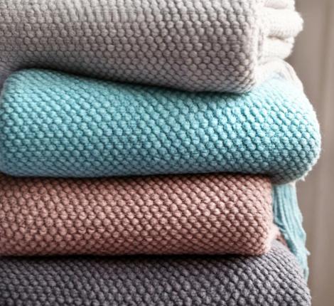 Плед вязаный PA-12, 130х200