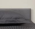 Постельное белье с одеялом "Sofi de Marko" Федерико (антрацит) Страйп Сатин, Семейный