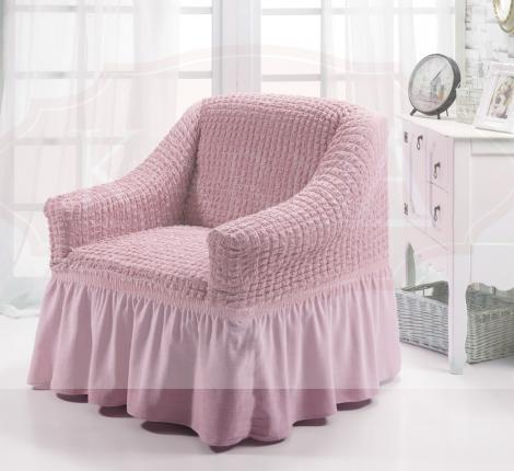 Чехол для кресла &quot;BULSAN&quot;, Светло-розовый