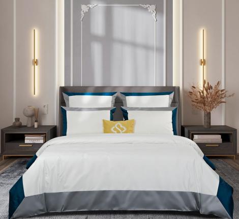 Постельное бельё Sharmes "Caledoscop" Семейный, морской бриз