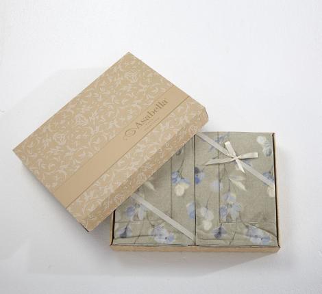 Постельное белье "Asabella" 2286-6 Фланель, Евро