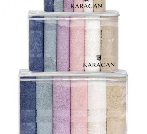 Набор махровых полотенец KARACAN "Sultan", 50х85 6пр