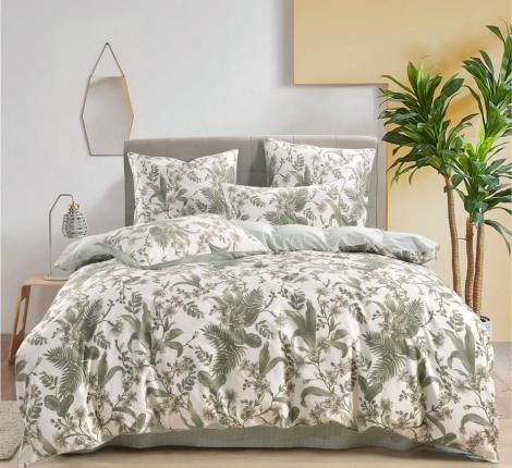 Постельное белье "Sofi de Marko" Майли (зеленый) Сатин, 2 спальный