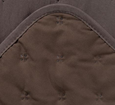 Покрывало PMO-55 коричневый, Евро (230х250) 2 наволочки (50х70)