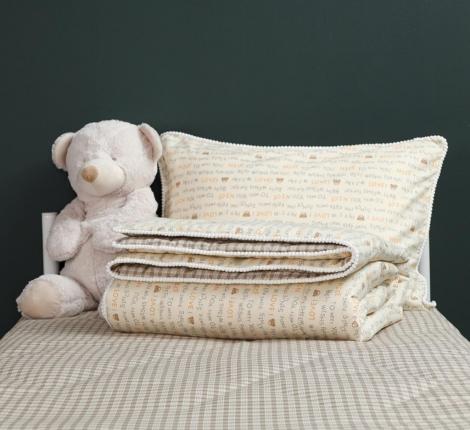 Постельное белье детское с одеялом "Sofi de Marko" Тэдди Сатин, 1,5 спальный