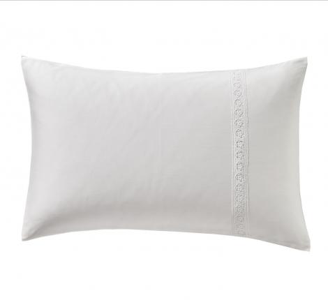 Постельное бельё "Blanc des Vosges" HERITAGE BLANC Сатин ДеЛюкс, Евро