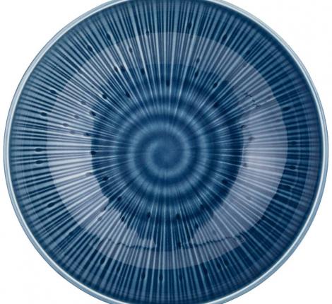 Тарелка суповая-салатник &quot;MIRAGE&quot; (синяя), диаметр 19 см