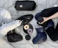Сапожки-носочки пуховые "Comfort Socks Travel Grass" Black, 36-39 р.
